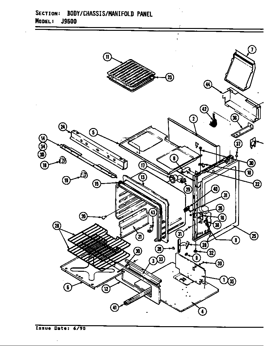 Hardwick CJ9641A590R body diagram