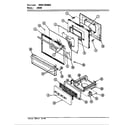 Hardwick CKJ9641A580RW door/drawer diagram