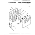 Hardwick CF1616W109R door (-8 models) diagram