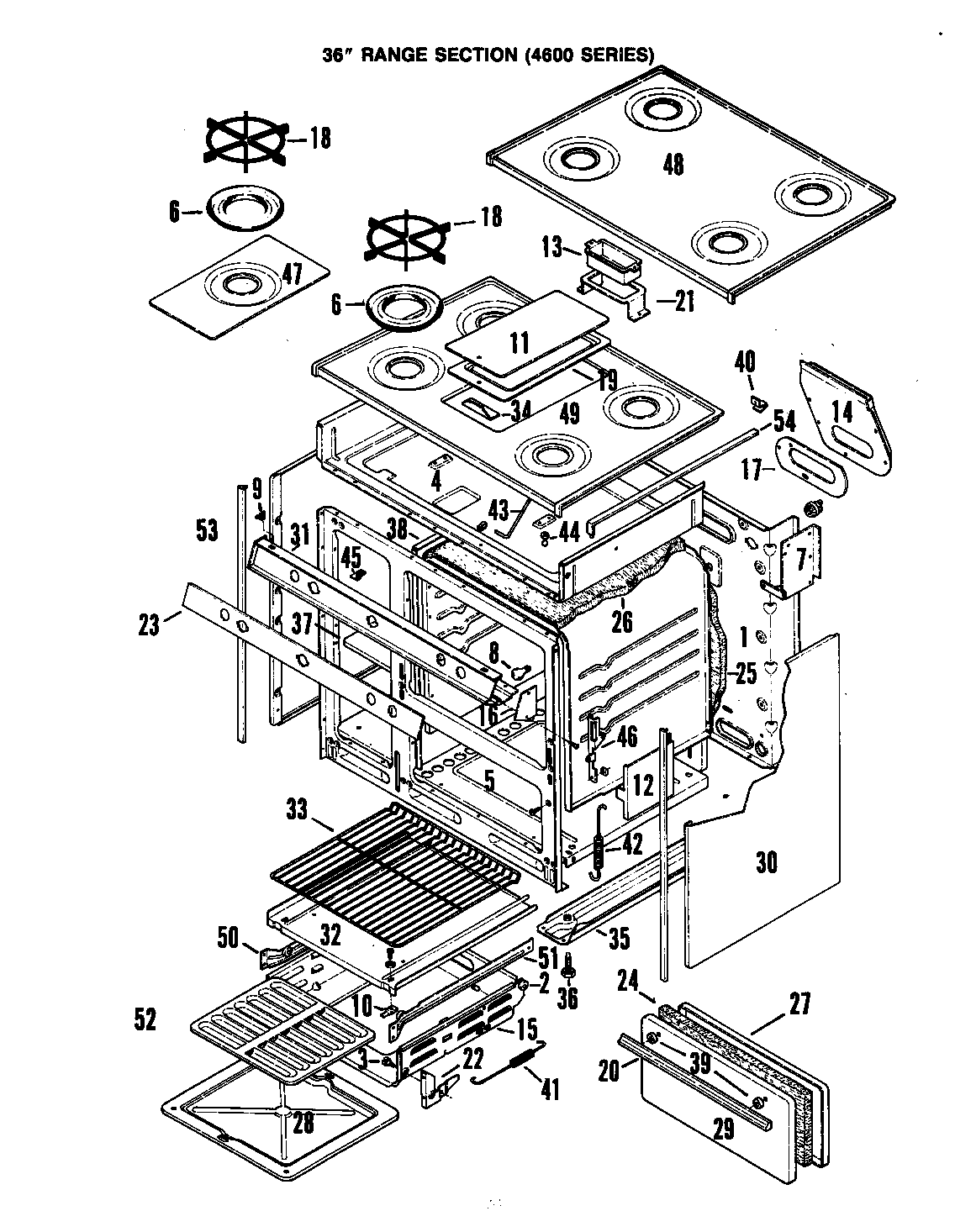 Hardwick CF4612W429RK body diagram