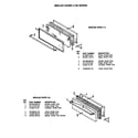 Hardwick CF7141E809R broiler door (-1 models) diagram