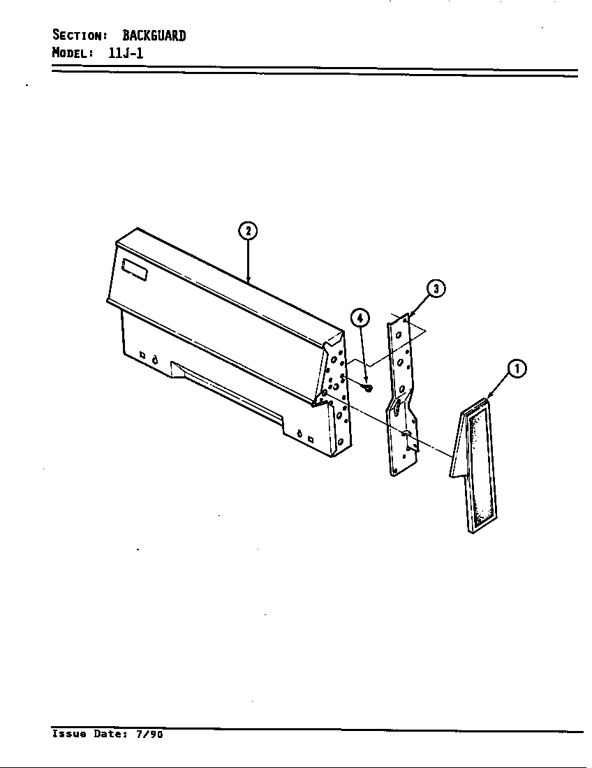 Magic Chef 11JA-1KW control panel diagram
