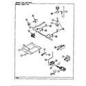 Magic Chef 22MW-7KLXV8 gas controls diagram