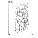 Maytag HWA2606W top diagram