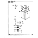 Maytag HWA2606W motor & pump diagram