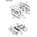 Magic Chef 31JA-5KLX door diagram