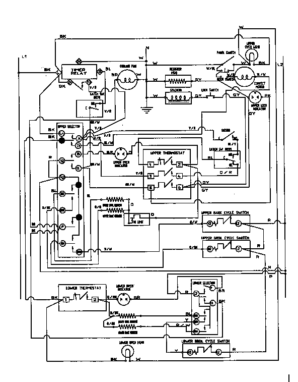 Jenn-Air WW2460B wiring information diagram