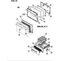 Magic Chef 31HA-10XS-ON door parts diagram