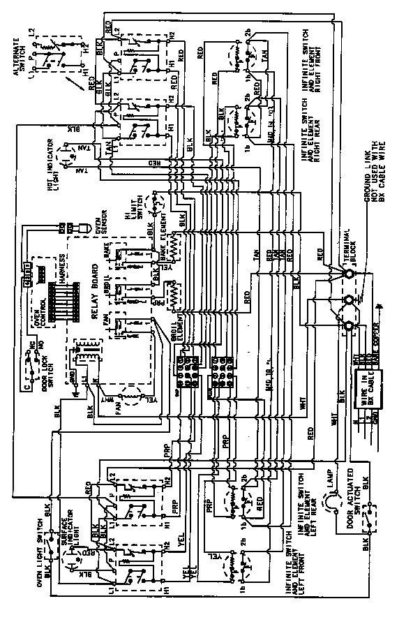 Maytag CHE9800ACB wiring information diagram