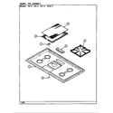 Magic Chef U41EA-2W top assembly diagram