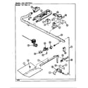 Magic Chef 41EA-3GKW gas controls diagram
