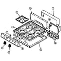 Admiral CNPA100AXW top assembly diagram