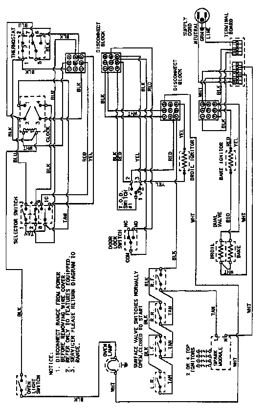 Crosley CG3438SRW wiring information diagram