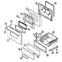 Norge GN3177WUW door/drawer diagram