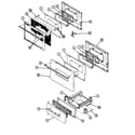 Magic Chef 31HA-92KXS-ON door parts diagram