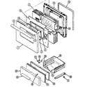 Maytag GM3216WRWM door/drawer diagram