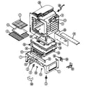 Maytag CHG9800AAB oven diagram
