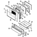 Maytag CHG9800AAB door/drawer diagram