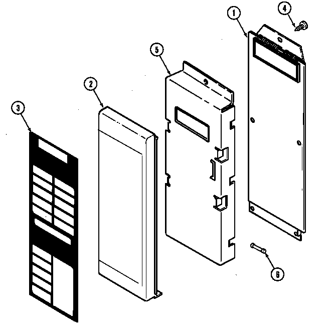 Crosley CR154K control panel diagram