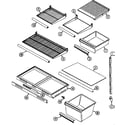 Admiral RTCA216AAE shelves & accessories diagram