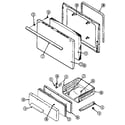 Crosley CG3120SRA door/drawer (cg3110pra) (cg3110prw) (cg3110prv) diagram