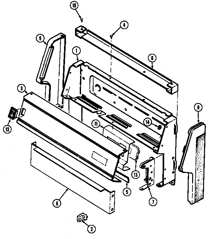 Maytag GC3277XUAM control panel diagram