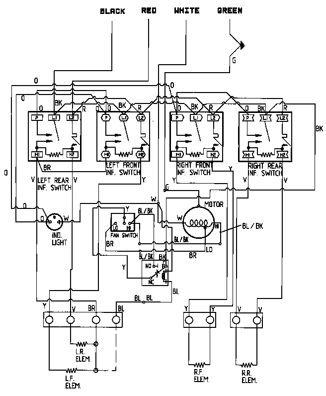Jenn-Air CVE4180S wiring information diagram