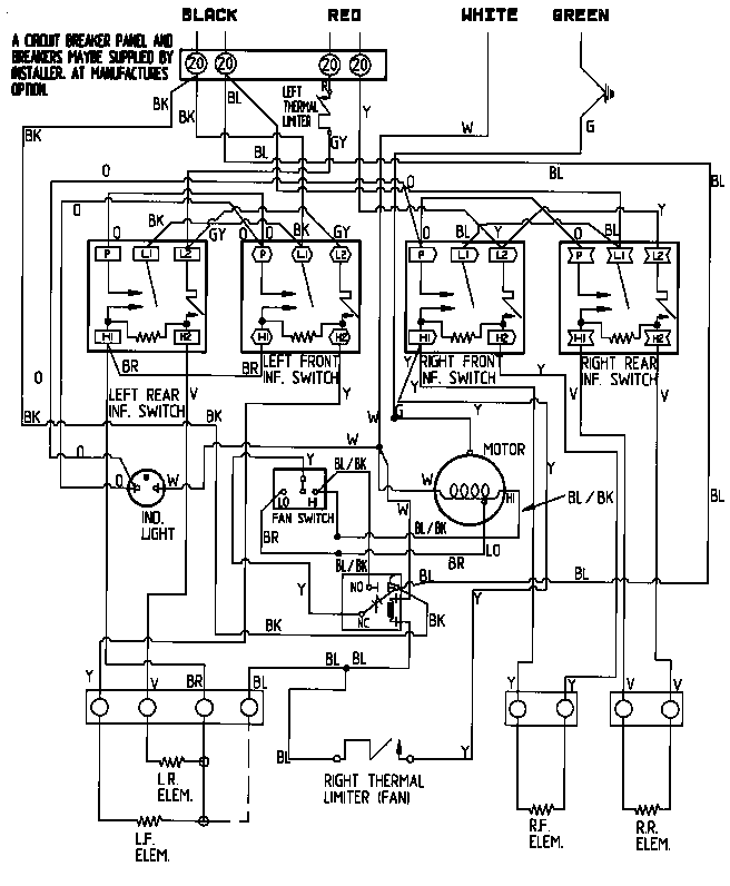 Jenn-Air CVE4180S-C wiring information diagram