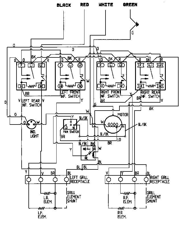 Jenn-Air CVE4270S wiring information diagram