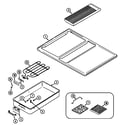 Jenn-Air CVE4270W-C main top diagram
