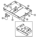 Jenn-Air CVE4270W-C burner box assy. diagram