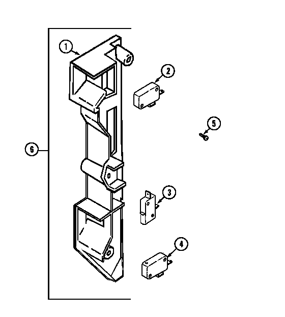Magic Chef DM15KG-15T interlock switches (dm15k-15t) (dm15kg-15t) (dm15kw-15t) diagram