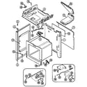 Maytag CRG8600BAW body diagram