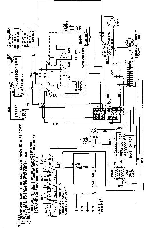Maytag CRG8600BAB wiring information diagram
