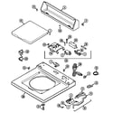 Maytag LAT8705AAM top diagram