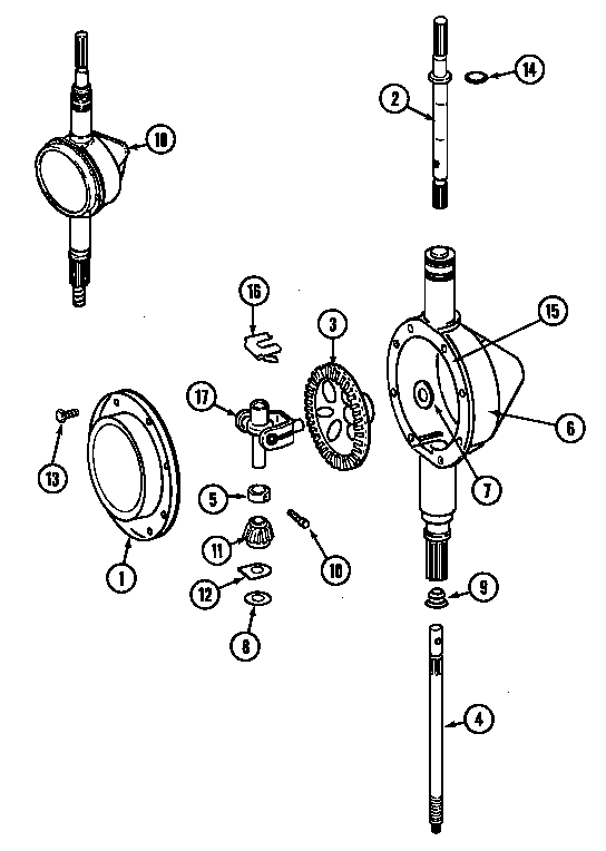 Maytag LAT9635AAE transmission diagram