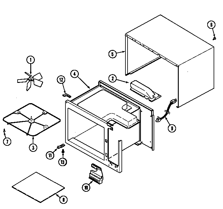 Magic Chef DM15K-7S base diagram