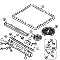 Magic Chef 6898VVD top assembly diagram