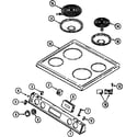 Magic Chef 6892XVA top assembly (6892xvb) (6892xvb) diagram