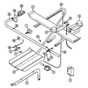 Magic Chef 4141WTA gas controls diagram