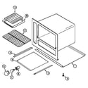 Maytag GM4151WTW oven diagram