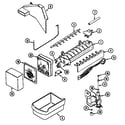 Magic Chef RB1720TM optional ice maker kit diagram