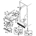 Jenn-Air JRTE199B fresh food compartment diagram