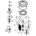 Maytag LAT9235AAE tub diagram