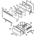 Maytag D3167XVALT door/drawer diagram