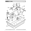 Hardwick CH4-44A9 burner assembly (ch4-44*9) (ch4-44a9) (ch4-44w9) diagram