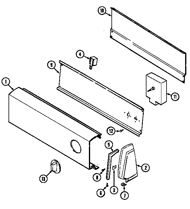Maytag YE224LGV control panel diagram