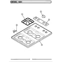 Magic Chef 82HA-12 top assembly diagram