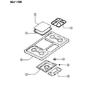 Magic Chef 83JN-1GK top assy. diagram