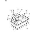 Magic Chef 83JN-1GK burner assy. (83ja-1gk) (83jk-1gk) (83jn-1gk) diagram
